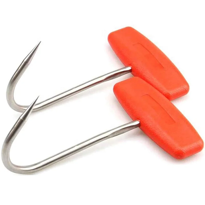 Cattle Sheep Goose Slaughter Stainless Steel Bold T-Shaped Slaughter Meat Boning Hook