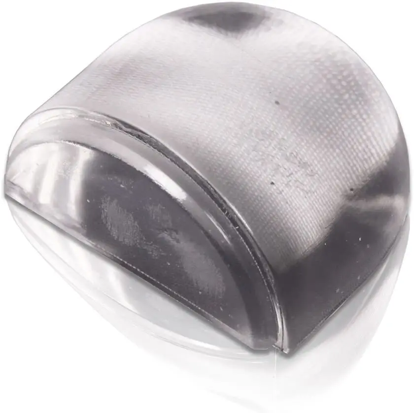 NEW clear hemisphere door stopper with hook/heavy duty door stoppers/high quality door stopper with screw