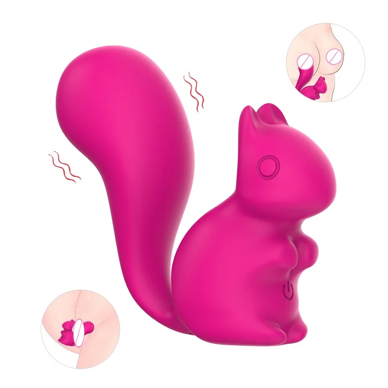 2024 Cute Animal Sex Toys Squirrel Vibrator with 10 Vibration Patterns for Female Clitoral Stimulation Massager