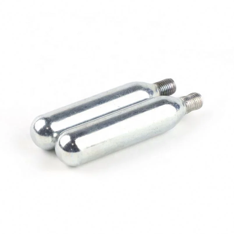 Wholesale 12G/14Cc Mini CO2 Gas Cartridge/Cylinder With 3/8-24UNF screw Neck For Beauty Injection CDT