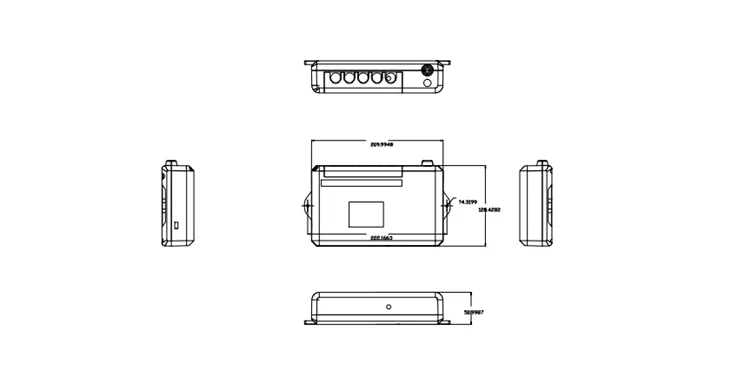 JS35KK linear actuator control boxl 4x4 box for medical bed electric bed