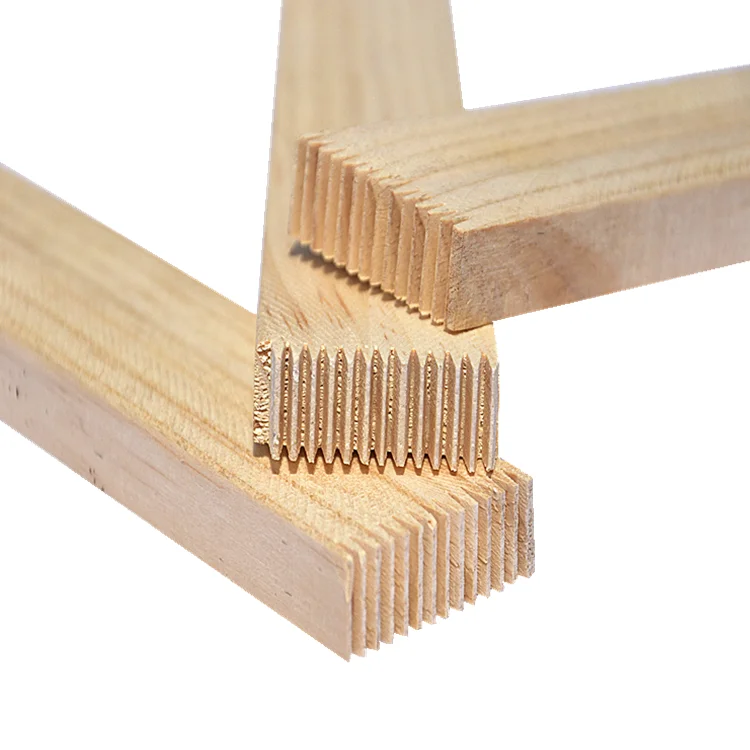 Solid wood Finger Joint Board Hardwood Edge Glued Panel for furniture storage