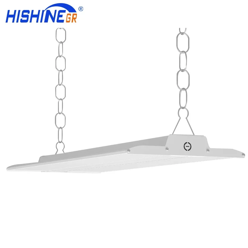 Hishine  K9 LED Linear High Bay Light Industrial Lighting Fixtures Commercial Led High Bay Ceiling Light High Quality Good Price