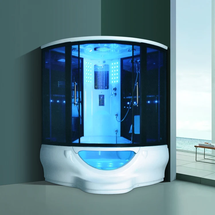Indoor Large Size 2 Person Sauna Rooms Computer Control Wet Steam Shower Room Massage Computer Steam Rooms
