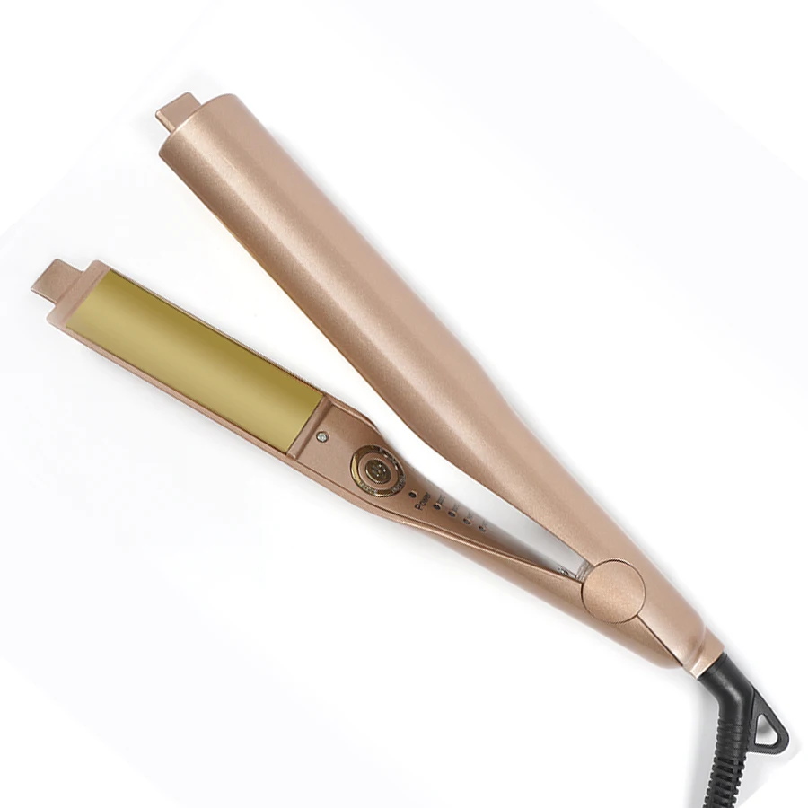 high quality flat irons hair curly iron 2 in 1 Titanium Anion hair straightener manufacturer curling wand Iron travel machine