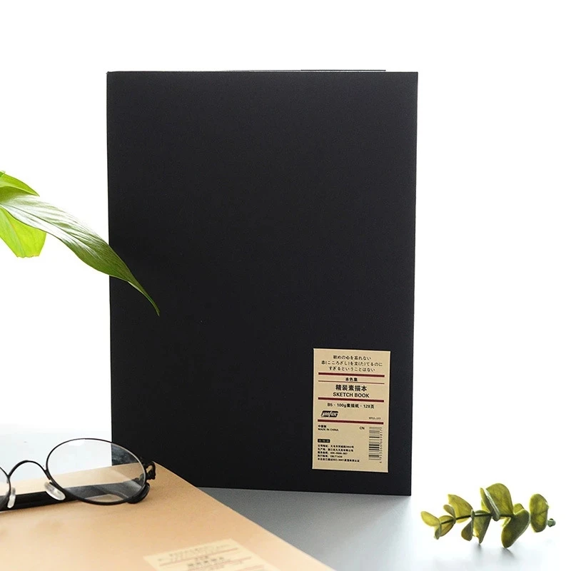  Kraft notebook утолщенный дневник sketchbook B5 большой размер пустая 100 GSM бумага 256 страниц художественные принадлежности художника для