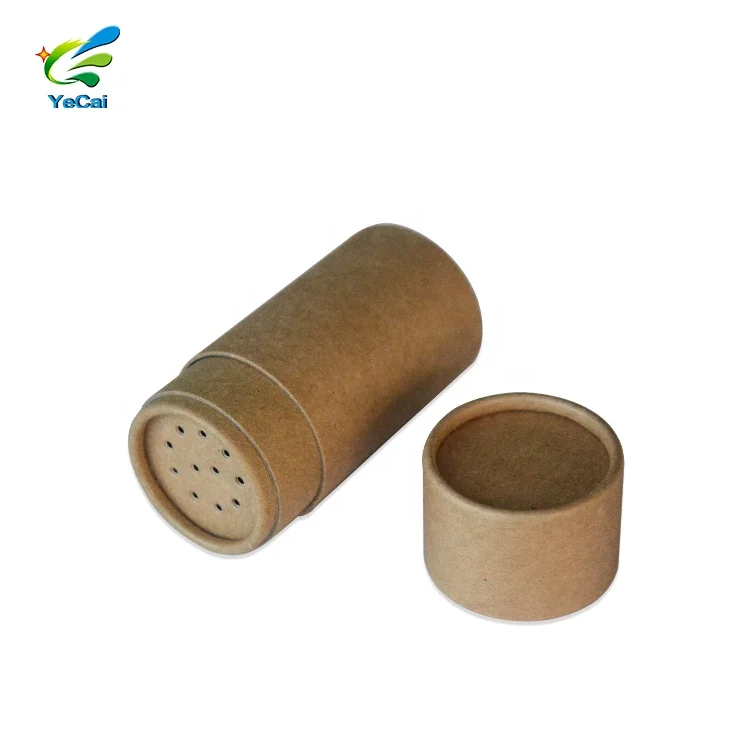 10 g 30 g 50 g spice box rotating  tubes good grade packaging recycle powder pack round container with custom printing