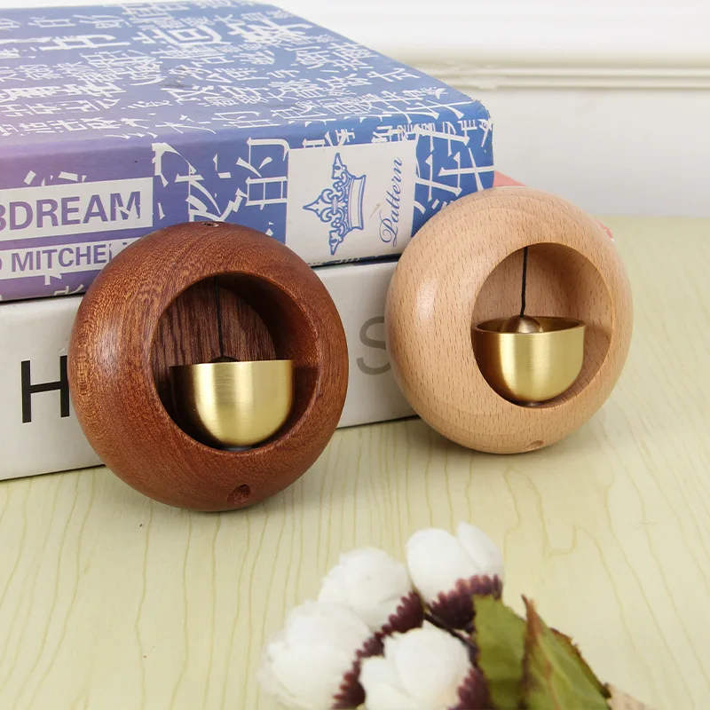 Suction door wind chime pure copper magnetic suction door bell refrigerator sticker gift door open reminder long ride bells