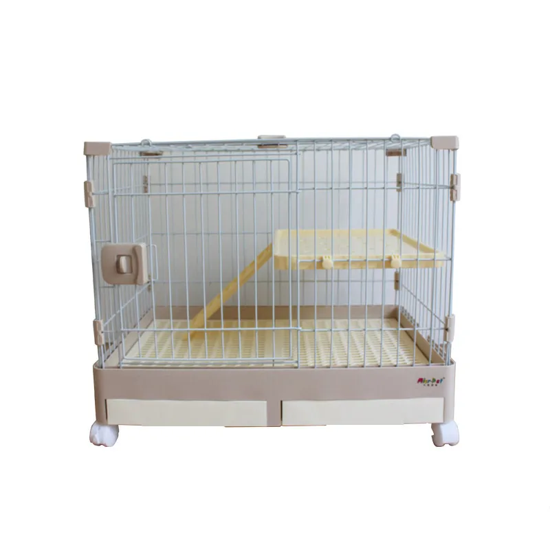 European style fashion easy cleaning pet cat carrier cage rabbit house cage