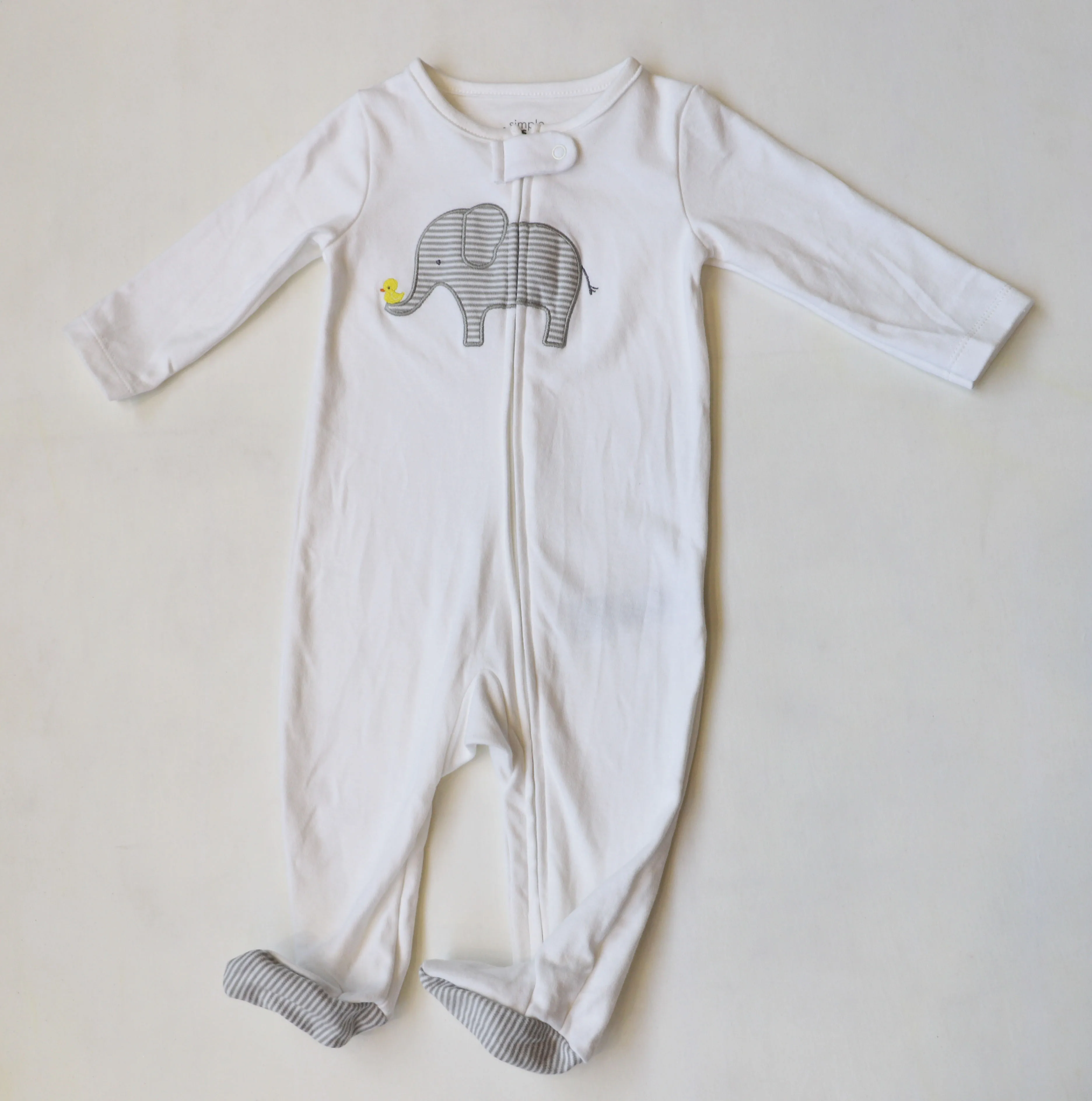 
Wholesale Knitted Long Sleeve Newborn Knitted Sleepwear with Zipper fox pattern baby boys girls romper 