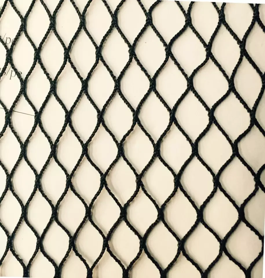 Черная рыболовная сеть из полиэстера без узлов 210d/12ply x 1-1/4 дюйма 960md 180 кг/шт.