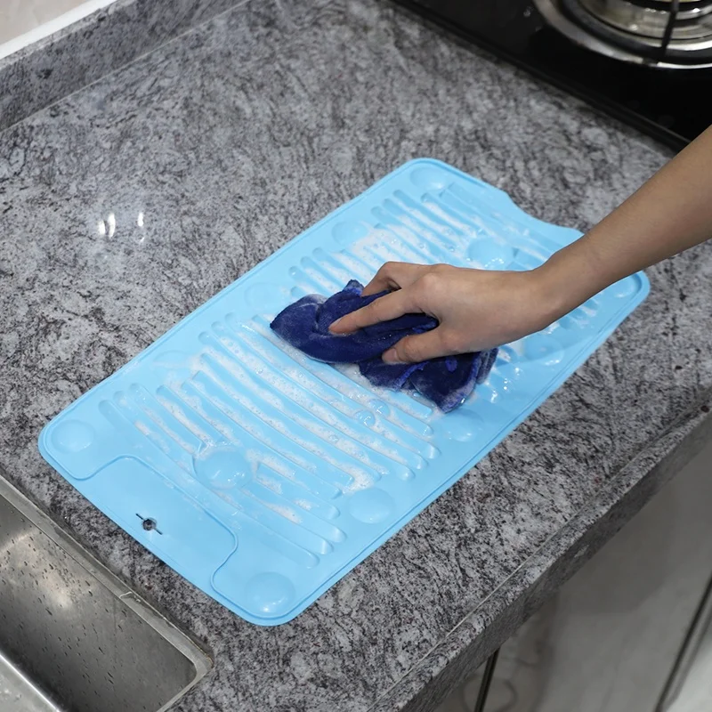 Silicoco Washboard for Laundry Hand Washing Silicone Mini Washing Board Silicone Scrubboards