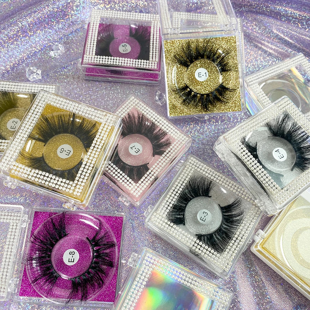 
Eyelash tray plastic lashes vendor 25mm eyelash pull out box 