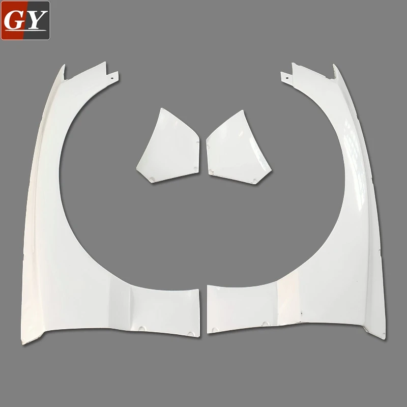 FIBERGLASS VRS HURTLING STYLE WIDE FRONT FENDER +30MM FOR MITSUBISH EVO 7-9 CT9A