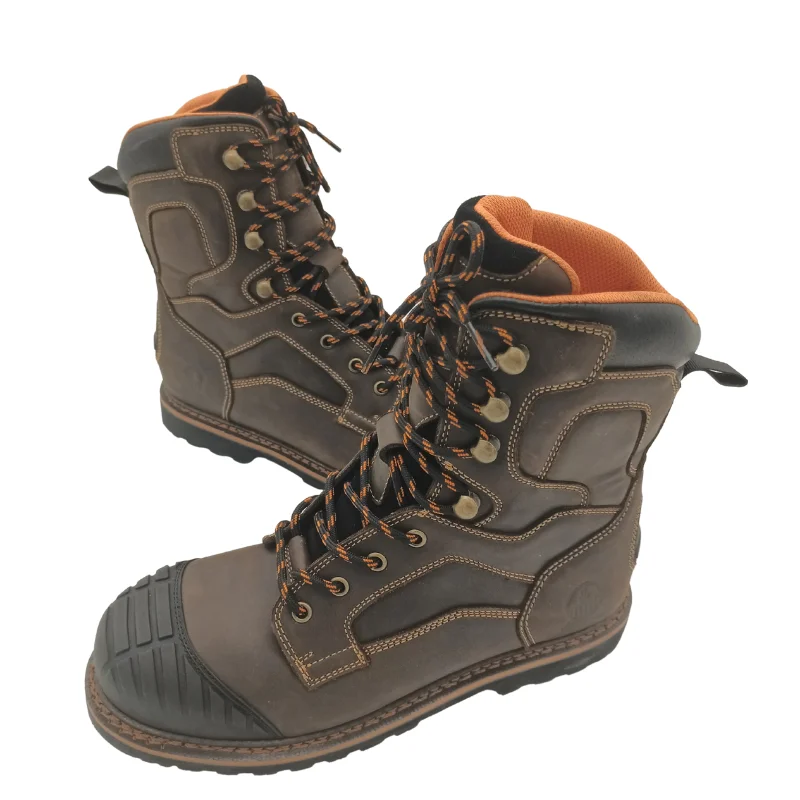 JDS Winter Rubber Steel Toe Men Botas De Seguridad Industrial Waterproof American Safety Boots