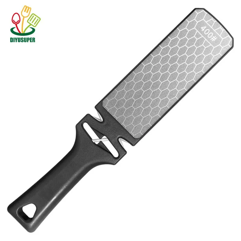 Professional Wholesale Kitchen Knife Scissors sharpener Manual Sharpening Tools  Handheld Knife Sharpener