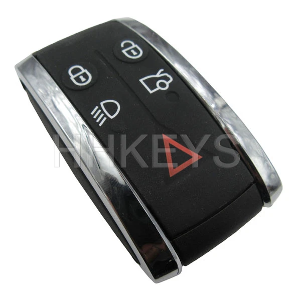 Remote Keyless Fob Key Case Shell For Jaguar X S-Type XF XK XKR 5 Button Smart Car Key