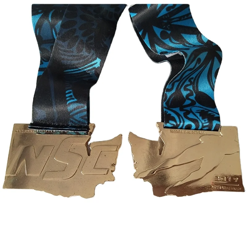 
Custom Car NSC Medals Die Casting 2D 3D Embossed Enamel Auto Rally Race Award Medals 