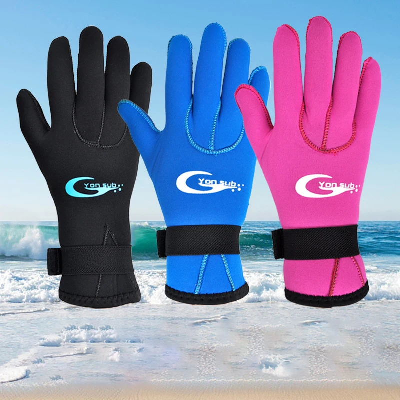 3 мм перчатки для подводного плавания и рыбалки, неопреновые защитные перчатки для плавания с теплым и холодным светом для дайвинга