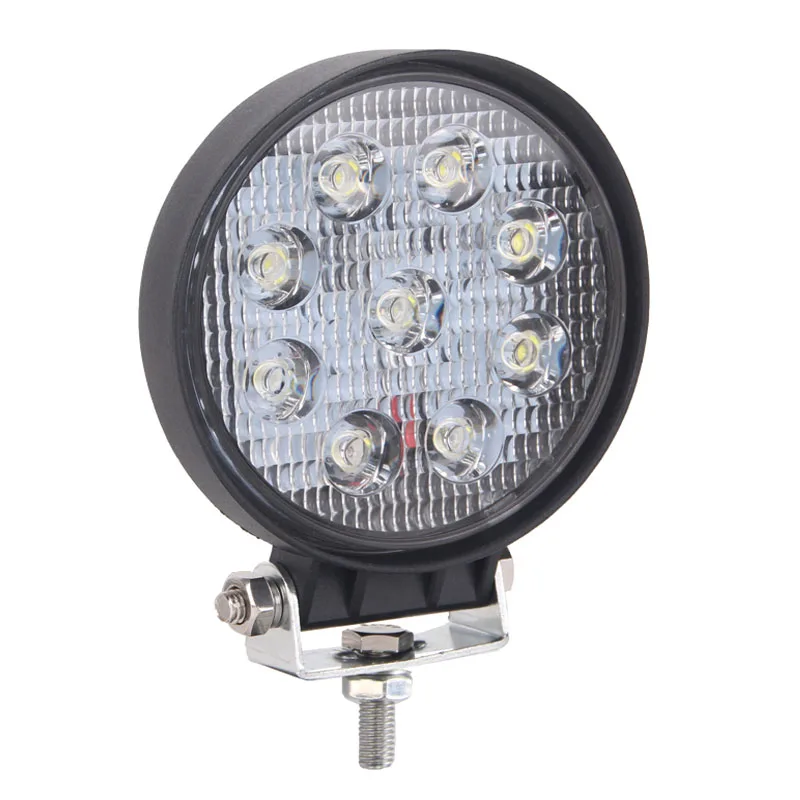 Дешевая цена, круглой 4-дюймовый 27В светодиодный рабочий свет прожектор фары дальнего и ближнего света ATV грузовик с прицепом внедорожные светодиодные фары мини фар дальнего света