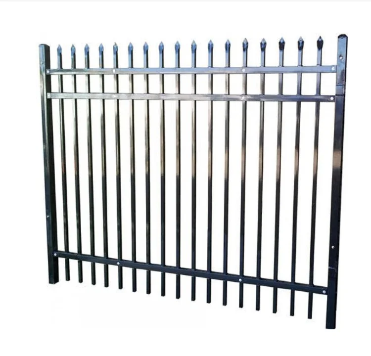 anping county xingpeng wrought iron picket fence panel/Picket Aluminum Steel Metal Fence