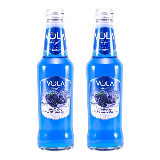 VOLA Twizt Alc.5% Mulberry & Blueberry Flavor 275 ml. Mixed Fruit Alcoholic Beverage Wholesale from Thailand