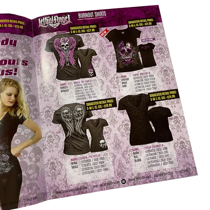 Cheap china book printing full color coated paper offset printing custom magazine printing