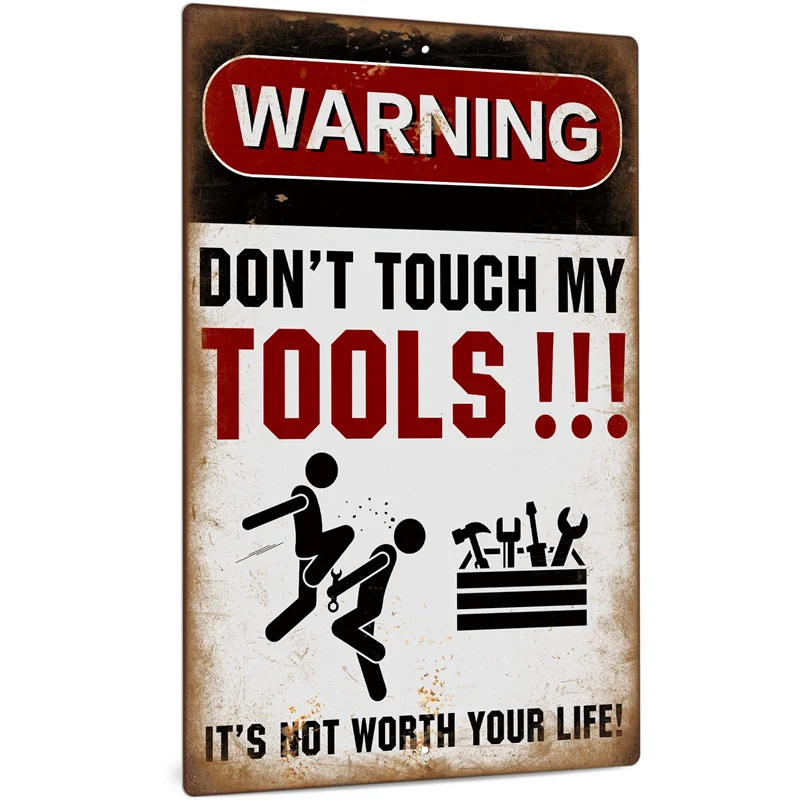 Tin Signs Wholesale High Quality Personalized Custom Pattern Logo Christmas Metal Tin Sign for Bar Garage Mancave Wall Decor