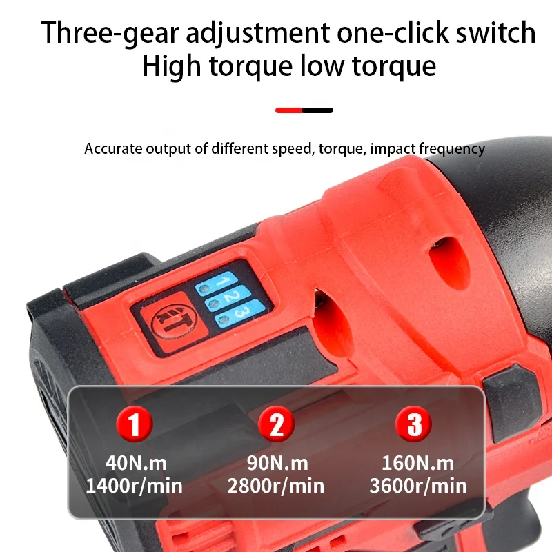 Lithium-Ion Brushless Motor Impact Driver  Cordless Quick-Shift Variable Speed Impact Driver