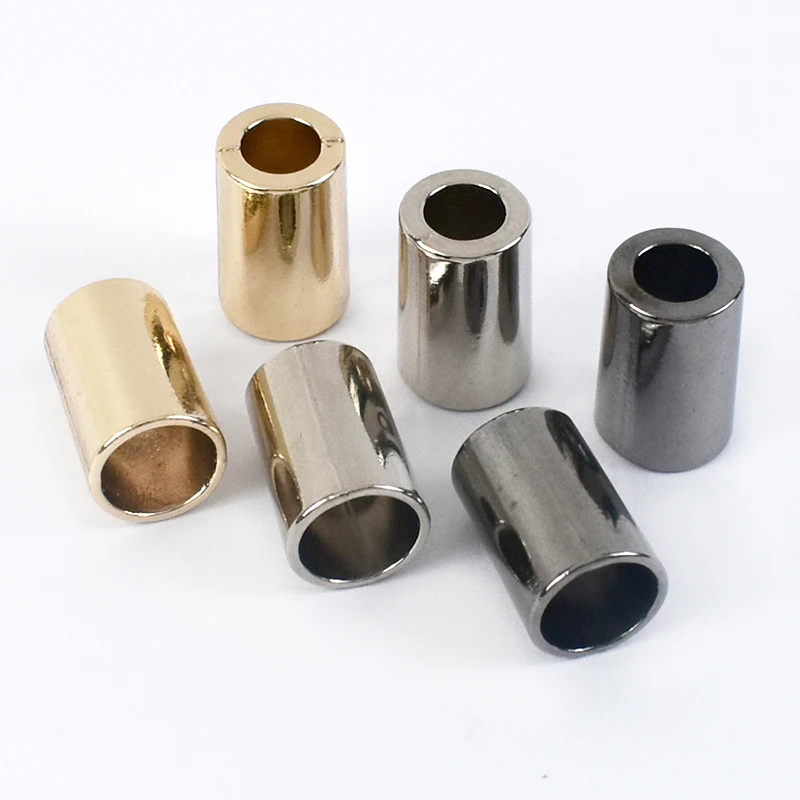 Meetee AP427 Alloy Bell Button Stopper Cord Ends Lock  Rope Hanging Buckle for Bag Shoes Garment Stopper Cord