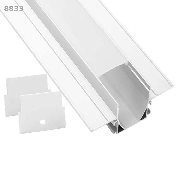 led einbauprofil lichtkanal flanged and recessed profile linear track channel aluminium,perfil aluminio led
