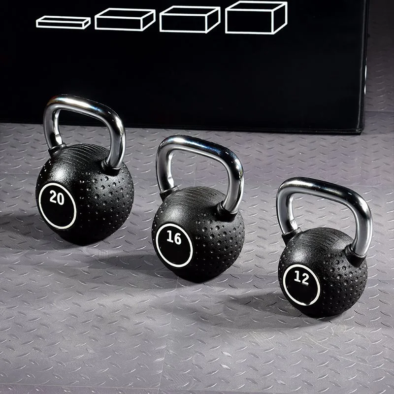 4~32kg Wholesale CPU Cast Iron Kettlebell Weight Lifting Training Gym Equipment Kettle Bell&ergonomic cast iron kettlebells