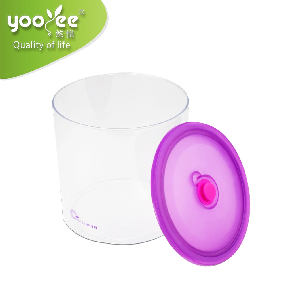 900ml Clear Airtight Plastic Pot