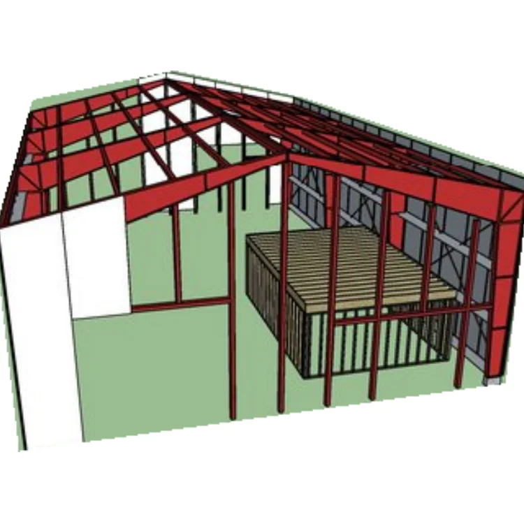 China Cheap Prices Fast Assemble Modern Design prefab Professional Manufactured Steel Structure storage metal Warehouse