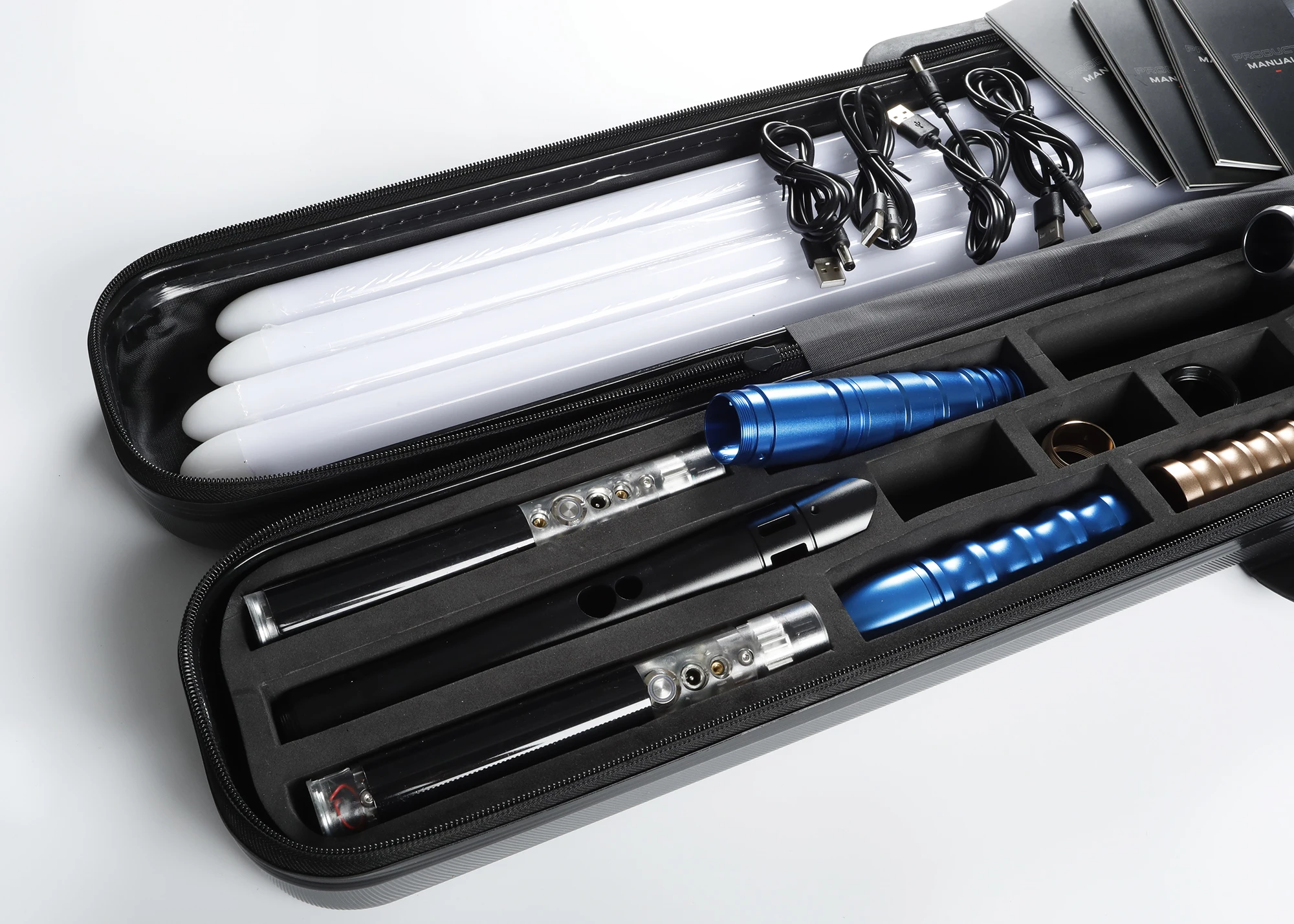 Mystery Box Infinity Color-Shift Dueling Lightsaber - Smooth Swing, Clash FX for Thrilling Battles