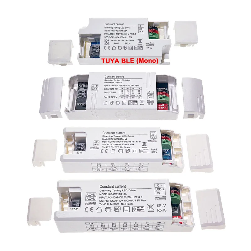 LEDEAST FKS-BQ12W28Y4G-TY 7-12 Вт источник питания коммерческий светодиодный драйвер TUYA BLE Smart Control RGBCW