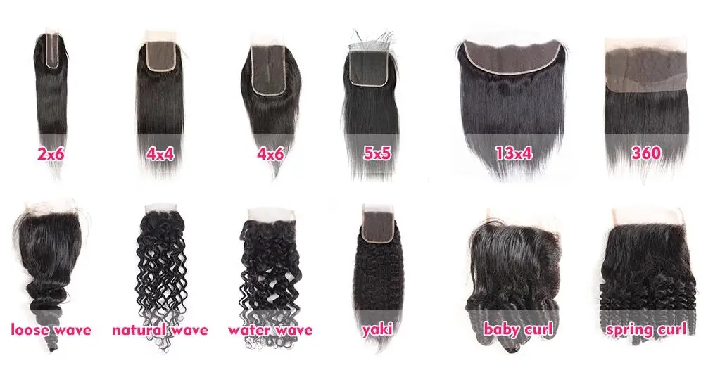 
2x6 Lace Closure Body Wave Human Hair Middle Part Top Quality brazilian Human Price Closure 