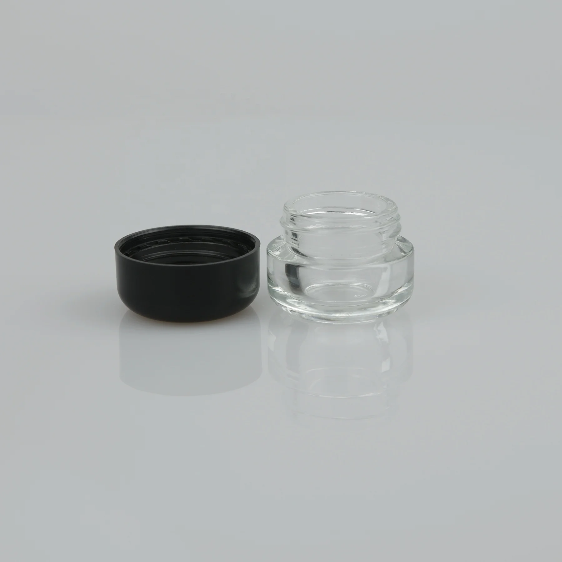 
New arrival 5g 1oz 2oz 3oz 4oz custom weed and glass medical jar for herb packaging 