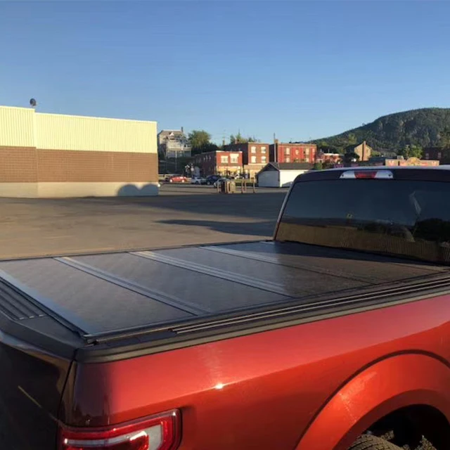 Pick Up Truck 4X4 accessories aluminum folding tonneau covers For Toyota Hilux Revo Rocco 2021