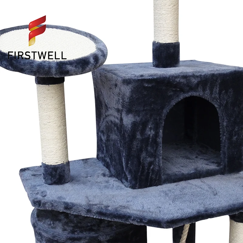 hangzhou Funny modern cat tower furniture for cat wholesale pet shop products