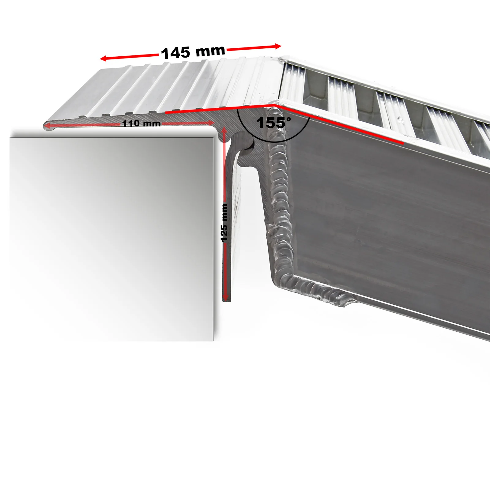 Aluminum Folding Ramp Car Loading Ramp For Steps Stairs Curbs Portable wheelchair ramps for sale