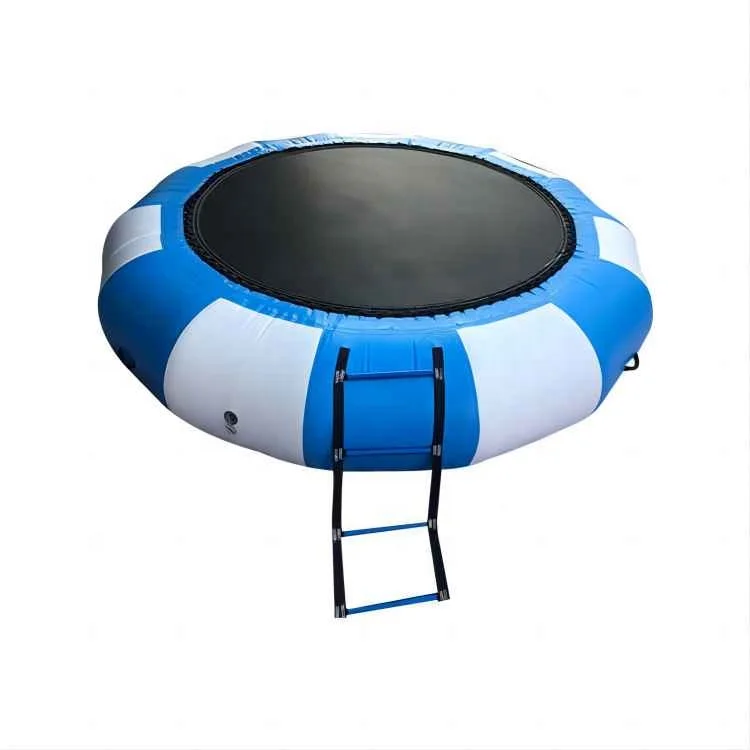 EN14960 inflatable water trampoline,floating water games