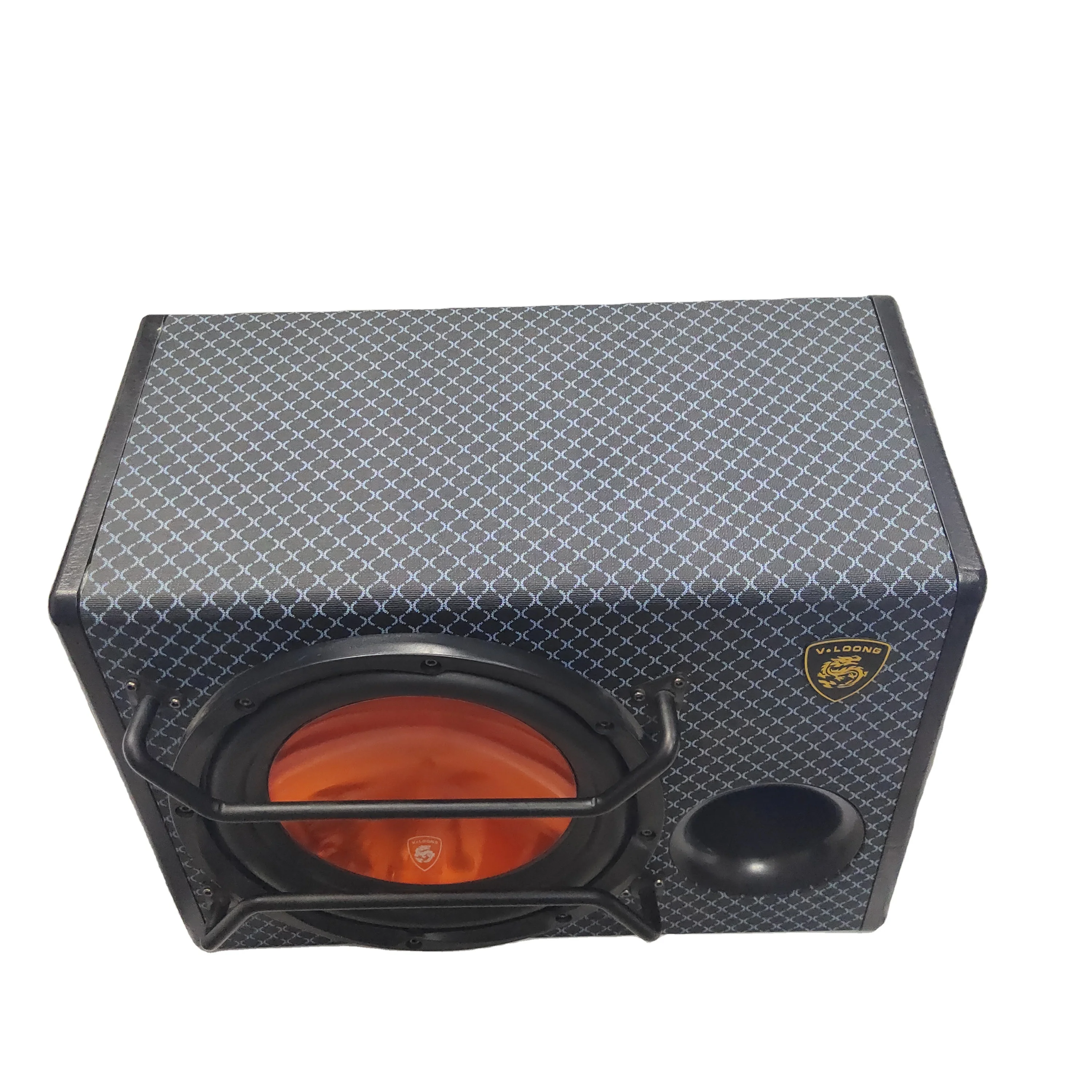 QCD-A612 12 inch automobile subwoofer wooden car audio subwoofer active subwoofer Factory direct sale