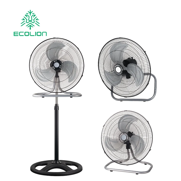 New 18 inch industrial fan 3 blade 3 in 1 home use pedestal stand fan ac wall table fan