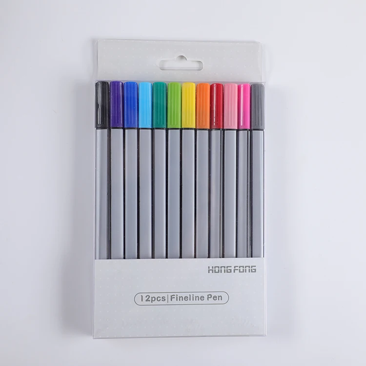 
Factory direct sale non tonic safe fiber tip triangular water color brush marker pen set in Art Markers 