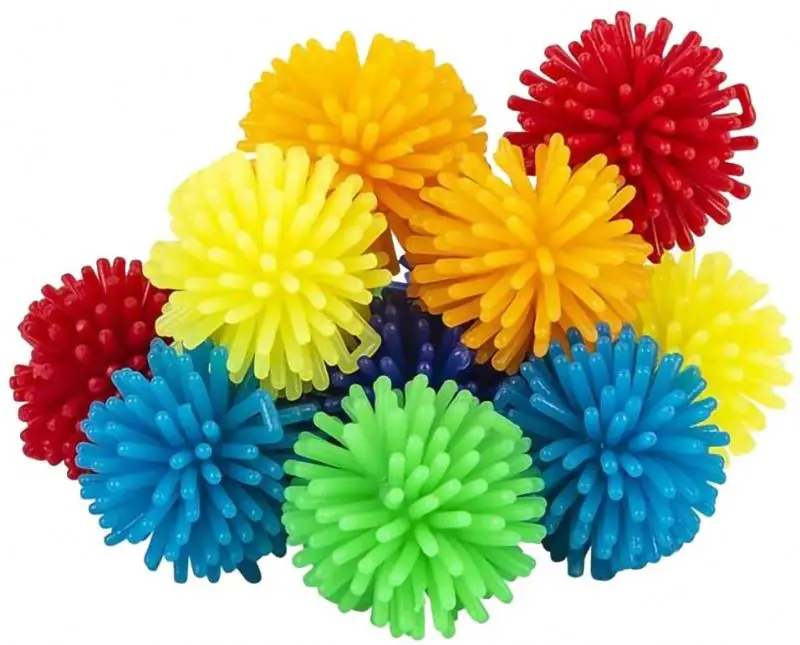 Spiky Massage Balls for Kids Mini Soft Sensory Balls in Various Vibrant Colors Calming Sensory Fidget Toys