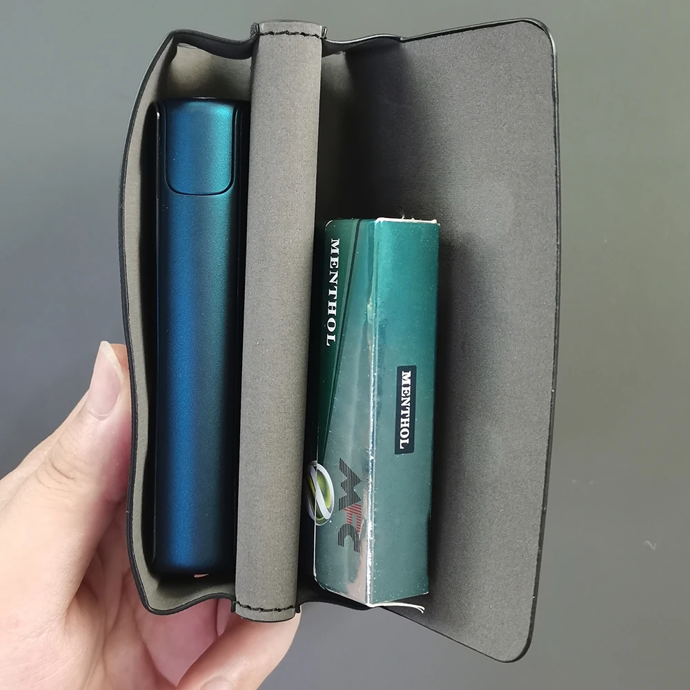 Fashion 5 Colors for LIL Solid 2 Leather Case Solid2 Portable Skin Cigarette Smoking  for IQOS ILUMA ONE Cases Cover