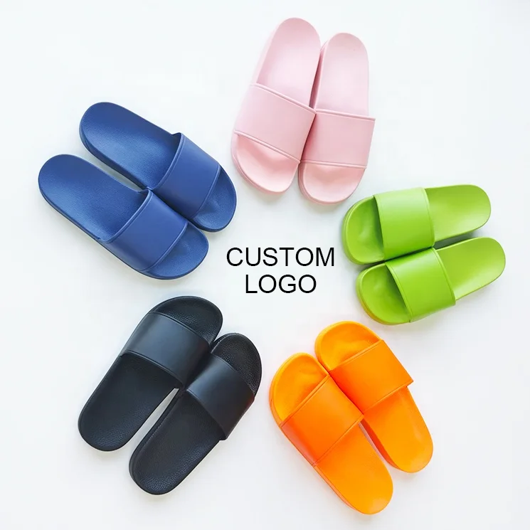 Men Slides Custom PVC Sliders Sandals Slippers Indoor Wholesale  Flip Flops Flippers terlik flipflops designer slides slippers