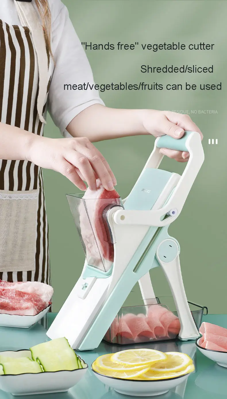 Hot Sale 5 in 1 Manual Vegetable Cutter Slicer Adjustable Thickness Peeler Multi New Generation Multi-functional