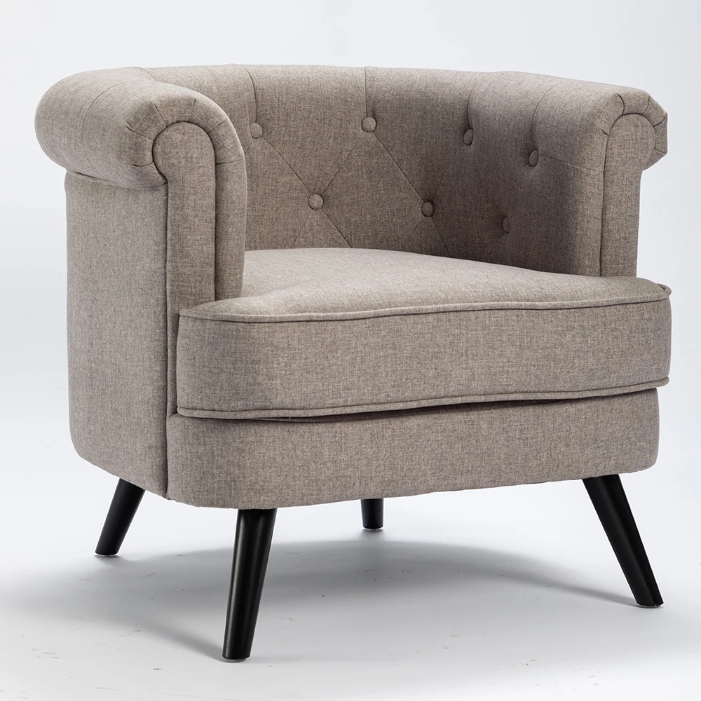 Индивидуальный логотип винтажный роскошный французский ворсистый стул для лобби современные кресла для отдыха